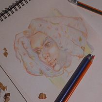Mi proyecto del curso: Dibujo de retratos llamativos con lápices de colores. Desenho com lápis de cor, Desenho, Desenho de retrato, e Sketchbook projeto de edithcontreras129 - 22.09.2024