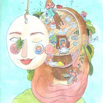 My project for course: Surreal Illustration with Watercolor and Ink. Drawing, Fine Arts, Traditional illustration, Painting, and Watercolor Painting project by Ximena Hernandez - 05.17.2024