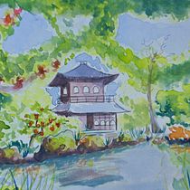 Mi proyecto del curso: Ilustración en acuarela con influencia japonesa. Drawing, Traditional illustration, and Watercolor Painting project by Lemon Boy - 09.20.2024