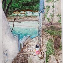 Mi proyecto del curso: Fundamentos de la luz y el color para acuarela. Architectural Illustration, Painting, and Watercolor Painting project by isidorojose - 09.25.2024