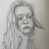 Mi proyecto del curso: Sketchbook de retrato: explora el rostro humano. Artistic Drawing, Drawing, Portrait Drawing, Sketchbook, and Sketching project by Pilar del Barrio - 09.28.2024