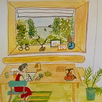 My project for course: Exploratory Sketchbook: Find Your Drawing Style. Un proyecto de Bocetado, Creatividad, Dibujo, Ilustración tradicional, Pintura a la acuarela, Pintura gouache y Sketchbook de wendywendykuo - 26.09.2024