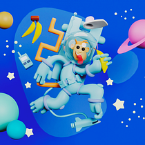 Mi proyecto del curso: Creación de personajes en 3D con Blender. Un progetto di 3D, Character design 3D, Progettazione 3D, Modellazione 3D e Character design di unsuarvourymold021 - 23.09.2024