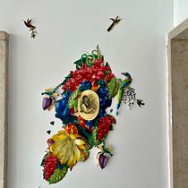 Humboldt Wall. Un proyecto de Artesanía, Collage, Decoración de interiores, Ilustración botánica y Papercraft de anamariafernandes92 - 09.09.2024