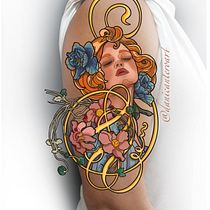 Mi proyecto del curso: Diseño de tatuaje neotradicional. Un proyecto de Dibujo digital, Ilustración digital, Dibujo y Diseño de tatuajes de danielcanteroduarte - 27.09.2024