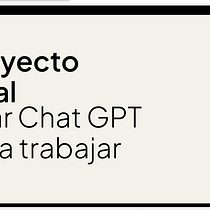 Mi proyecto del curso: Usar Chat GPT para trabajar. Un projet de Business, Conseil créatif, Gestion de la conception, Gestion et productivité, Intelligence Artificielle , et ChatGPT de dny1010 - 27.09.2024