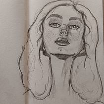 My project for course: Portrait Sketchbooking: Explore the Human Face. Artistic Drawing, Drawing, Portrait Drawing, Sketchbook, and Sketching project by Aditya Marouthiya - 09.18.2024