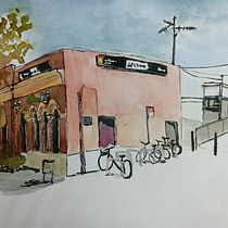 Mi proyecto del curso: Cuaderno de viaje en acuarela. Traditional illustration, Architectural Illustration, Watercolor Painting, and Sketchbook project by Anna Alcaide - 09.28.2024