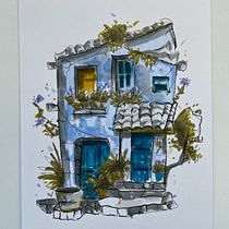 My project for course: Expressive Architectural Sketching with Colored Markers Ein Projekt aus dem Bereich Architektonische Illustration, Zeichnung, Illustration mit Tinte, Sketchbook und Skizzenentwurf von Anna Hasle - 29.09.2024
