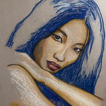Mon projet du cours : Illustration au pastel et aux crayons de couleur. Un progetto di Illustrazione tradizionale, Belle arti, Disegno, Disegno a matita, Disegno di ritratti e Disegno realistico di pq2w5cpptn - 27.09.2024