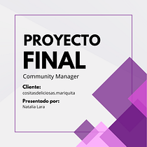 Mi proyecto del curso: Introducción al community management Ein Projekt aus dem Bereich Social Media, Digitales Marketing, Content-Marketing, Marketing für Facebook und Marketing für Instagram von natalia19laratorres - 29.09.2024