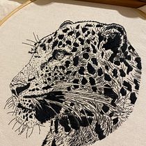 Meu projeto do curso: Desenho com linha. Desenho, Bordado, Tecido, Ilustração tradicional, Desenho realista, e Design têxtil projeto de gabriellaregianini - 26.09.2024