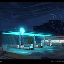 My project for course: Digital Background Painting for Animation . Animation, Traditional illustration, Digital Illustration, and Digital Painting project by ren clin - 10.02.2024