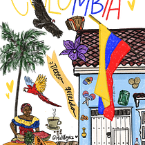 Mi proyecto del curso: Ilustración digital de estilo analógico con Procreate. Un proyecto de Ilustración digital e Ilustración tradicional de marcela mercado lopez - 02.10.2024