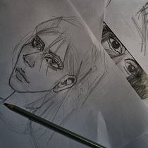 My project for course: Artistic Portrait Drawing: Capture Authentic Expressions. Un projet de Dessin artistique, Dessin, Dessin anatomique, Beaux Arts, Illustration traditionnelle, Dessin au cra, on, Dessin de portrait, Dessin réaliste , et Esquisse  de amanhansda9 - 02.10.2024