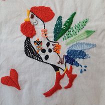 Mi proyecto del curso: Técnicas de bordado: ilustrando con hilo y aguja. Un projet de Broderie , et Design textile de Patricia M. - 02.10.2024