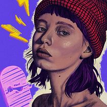 Mi proyecto del curso: Retrato ilustrado con Procreate. Projekt z dziedziny Trad, c, jna ilustracja, Grafika wektorowa, Portret, Ilustracja c i frowa użytkownika David López González - 03.10.2024