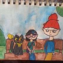 Mi proyecto del curso: Sketchbook para explorar tu estilo de dibujo. Esboçado, Criatividade, Desenho, Ilustração tradicional, Pintura em aquarela, Pintura guache, e Sketchbook projeto de Marianne Miller - 03.10.2024