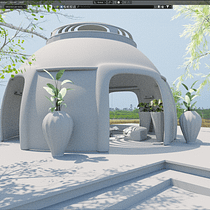 Mon projet du cours : Rendu de scènes photoréalistes en 3D sur Blender (En cour de modélisation). Un progetto di 3D, Progettazione 3D, Modellazione 3D, ArchVIZ e Architettura digitale di Serigne Mansour Diouf - 04.10.2024