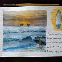 Mi proyecto del curso: Cuaderno de viaje en acuarela. Traditional illustration, Watercolor Painting, Sketchbook, Sketching, and Pencil Drawing project by jlozano_torres - 10.05.2024