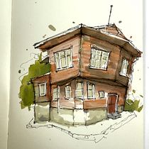 My project for course: Expressive Architectural Sketching with Colored Markers Ein Projekt aus dem Bereich Architektonische Illustration, Zeichnung, Illustration mit Tinte, Sketchbook und Skizzenentwurf von Johan Silver - 06.10.2024