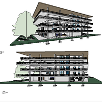 Mi proyecto del curso: Diseño y modelado arquitectónico 3D con Revit. Un projet de 3D, Architecture, Architecture numérique, Architecture d'intérieur, Modélisation 3D , et ArchVIZ de bcardenas437 - 02.10.2024