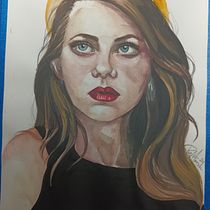 Mi proyecto del curso: Retrato en acuarela a partir de una fotografía. Un projet de Dessin de portrait, Illustration traditionnelle , et Aquarelle de Rake Manson - 07.10.2024
