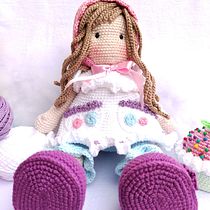 Mi proyecto del curso: Elaboración de muñecas amigurumi románticas. Amigurumi, Arts, Crafts, Crochet, Fiber Arts, Textile Design, To, and Design project by Eliana Malave - 10.07.2024