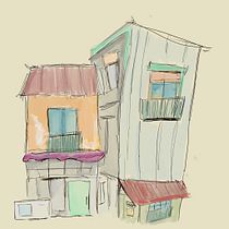 My project for course: Expressive Architectural Sketching with Colored Markers Ein Projekt aus dem Bereich Architektonische Illustration, Zeichnung, Illustration mit Tinte, Sketchbook und Skizzenentwurf von nikenethaji - 06.10.2024