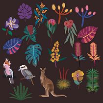 My project for course: Digital Pattern Illustration Inspired by Flora and Fauna. Un progetto di Illustrazione botanica, Illustrazione digitale, Disegno, Illustrazione tradizionale e Pattern design di sarhwhite - 07.10.2024