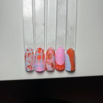 Mi proyecto del curso: Introducción al nail art. Decorative Painting, Design, Traditional illustration, Painting, and Pattern Design project by Hillary Burgos Veras - 10.08.2024