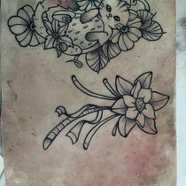 Mi proyecto del curso: Tatuaje para principiantes. Tattoo Design project by Tania A. Cintrón Reyes - 05.24.2024