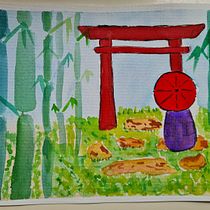 Mi proyecto del curso: Ilustración en acuarela con influencia japonesa. Drawing, Traditional illustration, and Watercolor Painting project by liclaura66 - 10.11.2024