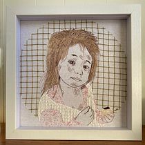 My project for course: Creation of Embroidered Portraits. Un projet de Broderie , et Design textile de aletdebruin - 10.10.2024