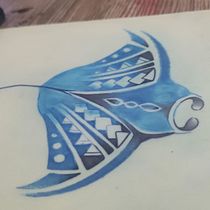 Mi proyecto del curso: tatuaje acuarela. Painting, and Watercolor Painting project by Valentina Luna - 10.06.2024
