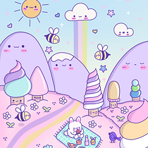 My project for course: Designing Kawaii Worlds: Spread Joy Through Illustration. Character Design, Digital Illustration, and Manga project by maihume7 - 10.12.2024