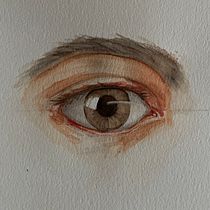 My project for course: Watercolor Portraits: Capture a Model's Personality. Fine Arts, Portrait Drawing, Painting, and Watercolor Painting project by bibigeleucht - 10.14.2024