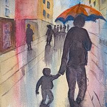 My project for course: Modern Techniques for Watercolor Cityscapes. Un progetto di Pittura e Pittura ad acquerello di Mary Kendrick - 14.11.2024