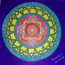 Meu projeto do curso: Zentangle e mandalas: desenhe padrões harmônicos. Un projet de Peinture acr, lique, Créativité avec les enfants, Dessin , et Peinture de Luciane dos Santos Camboim - 14.10.2024