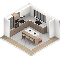 Mi proyecto del curso: Visualización arquitectónica con V-Ray para SketchUp. Un proyecto de Arquitectura interior, Visualización arquitectónica y Diseño de interiores de Carla Trujillo Peña - 12.10.2024
