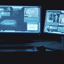 Interfaces de usuario futuristas para películas y videojuegos. Projekt z dziedziny  Motion graphics, Animacje 3D,  Modelowanie 3D, Gr i komputerowe użytkownika Kevin Santos - 17.10.2024