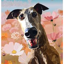 Mi proyecto del curso: mi perrita Mika. Un projet de Illustration numérique et Illustration traditionnelle de Blanca Buñuel - 17.10.2024
