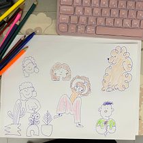 My project for course: Drawing and Self-Expression: Tell Your Story. Comic, Desenho e Ilustração tradicional projeto de aviemh - 17.10.2024