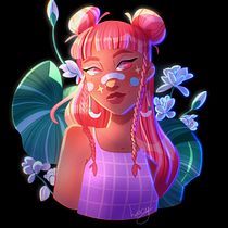 My project for course: Cartoon-Style Character Portraits with Procreate. Character Design, Digital Drawing, Digital Illustration, and Digital Painting project by Lucy Kolotilina - 10.16.2024