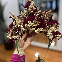 Mi proyecto del curso: Tocado floral: crea tu complemento de flores. Accessor, Design, Fashion Design, DIY, Floral, and Plant Design project by karen_martinez08 - 10.20.2024
