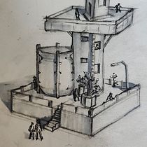 My project for course: Artistic Architectural Drawing with Ink. Ilustração arquitetônica, Desenho, Ilustração tradicional, Ilustração com tinta, e Artes plásticas projeto de olgokd - 19.10.2024