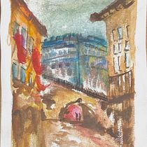Mi proyecto del curso: Representación arquitectónica en acuarela. Sketching, Drawing, Traditional illustration, Architectural Illustration, Watercolor Painting, and Sketchbook project by Eva Victoria Torres Martinez - 10.19.2024