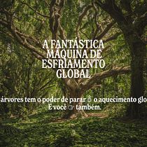 A Fantástica Máquina de Esfriamento Global. Direção de arte, Br, ing e Identidade, Design gráfico, e Comunicação projeto de Marcos Oliveira - 23.10.2024