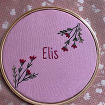 Meu projeto do curso: Técnicas básicas para bordado de letras. Un progetto di Ricamo e Textile Design di julianacostatt - 24.10.2024