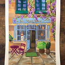 Mi proyecto del curso: Ilustración expresiva de paisajes urbanos con gouache. Architectural Illustration, Gouache Painting, Painting, and Sketching project by lore_garciad - 10.25.2024